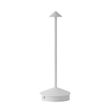 Modern Cordless Triangle LED Table Lamp Portable Dimmable Desk Light for Bedroom