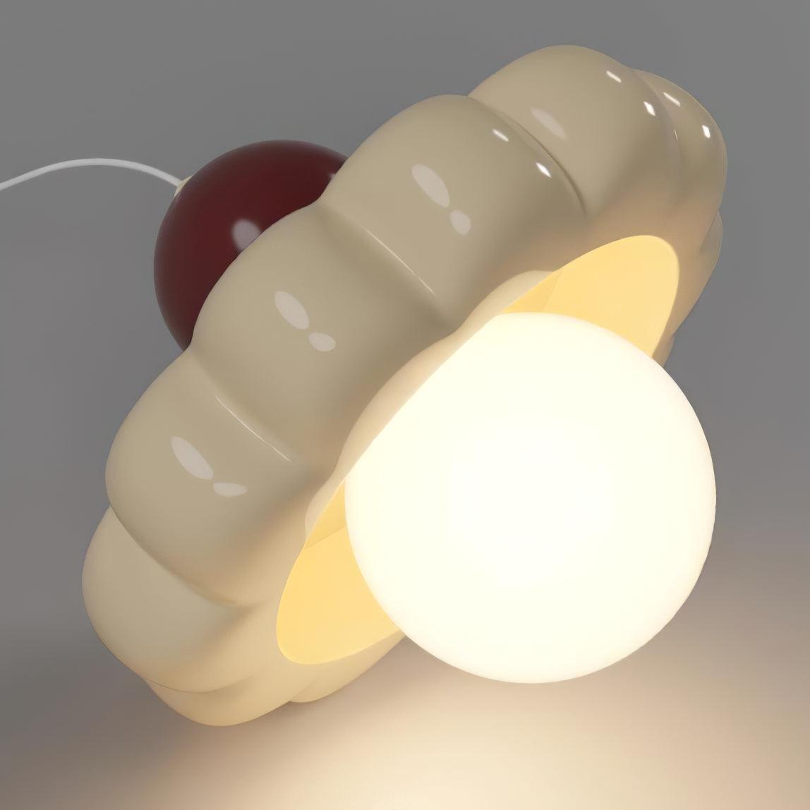 Modern Cream Cloud Pendant Light Resin Hanging Ceiling Lamp for Stylish Interior Decor