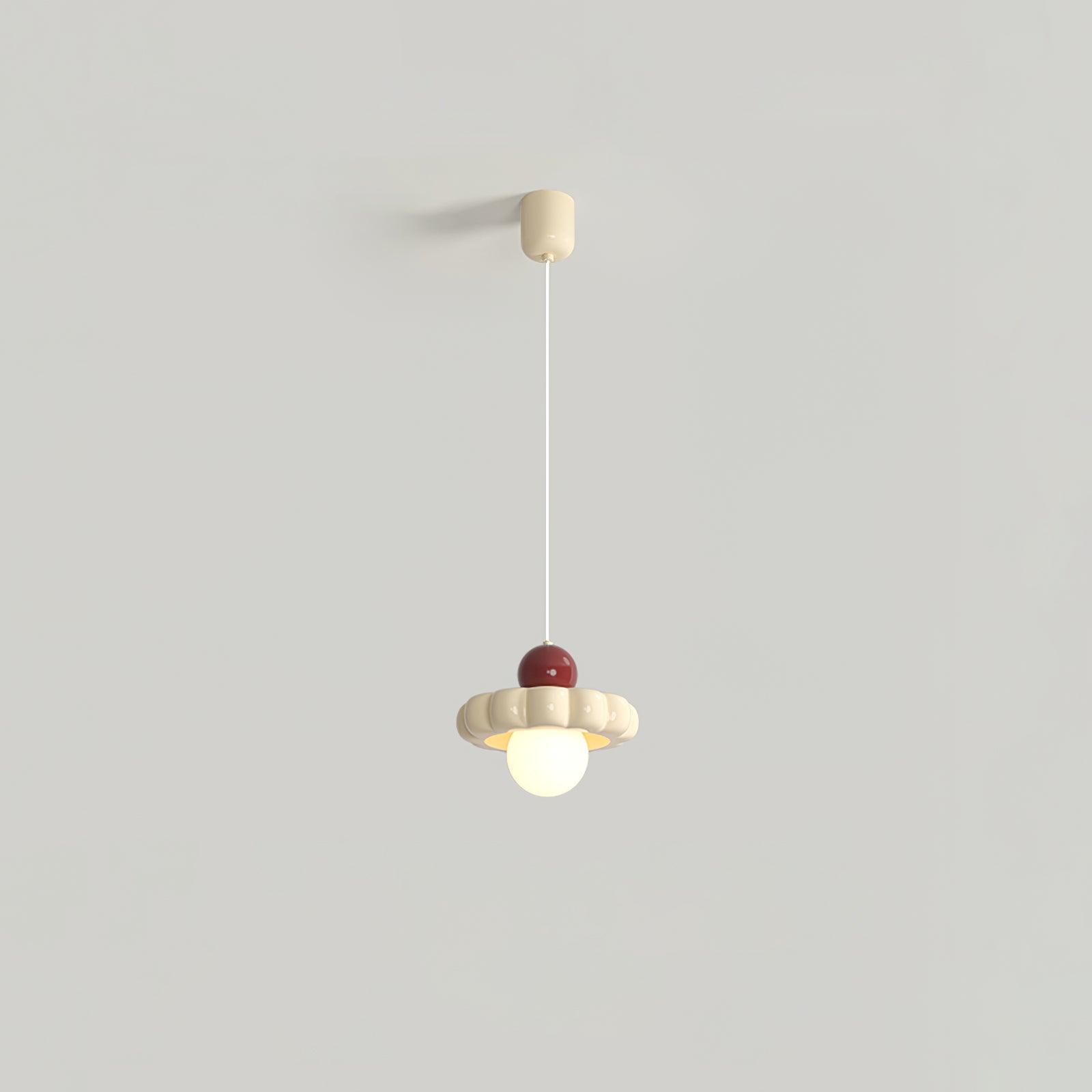 Modern Cream Cloud Pendant Light Resin Hanging Ceiling Lamp for Stylish Interior Decor
