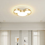 Modern Energy Saving Cartoon LED Ceiling Light Three Tone Geometric Flush Mount Fixture