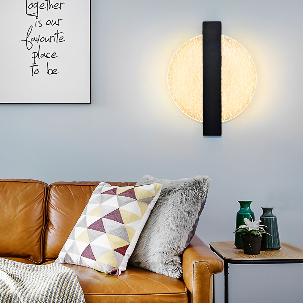 Modern Creative Geometric LED Wall Sconce Nordic Bedside Lamp for Living Room and Hallway