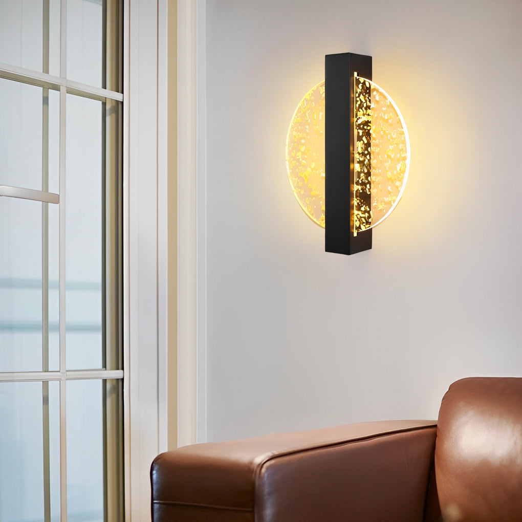 Modern Creative Geometric LED Wall Sconce Nordic Bedside Lamp for Living Room and Hallway