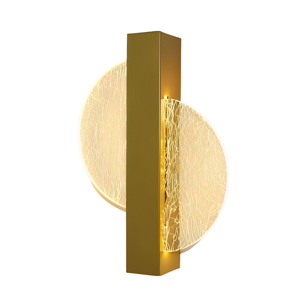 Modern Creative Geometric LED Wall Sconce Nordic Bedside Lamp for Living Room and Hallway