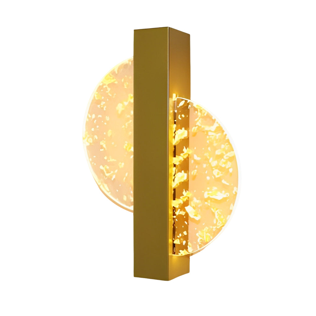 Modern Creative Geometric LED Wall Sconce Nordic Bedside Lamp for Living Room and Hallway