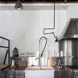 Modern Creative Industrial Metal Mini Chandelier Single Light Retro Pendant Ceiling Fixture