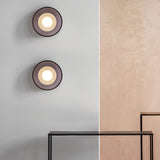 Modern Creative Round Glass LED Wall Sconce Light for Living Room and Corridor
