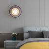 Modern Creative Round Glass LED Wall Sconce Light for Living Room and Corridor