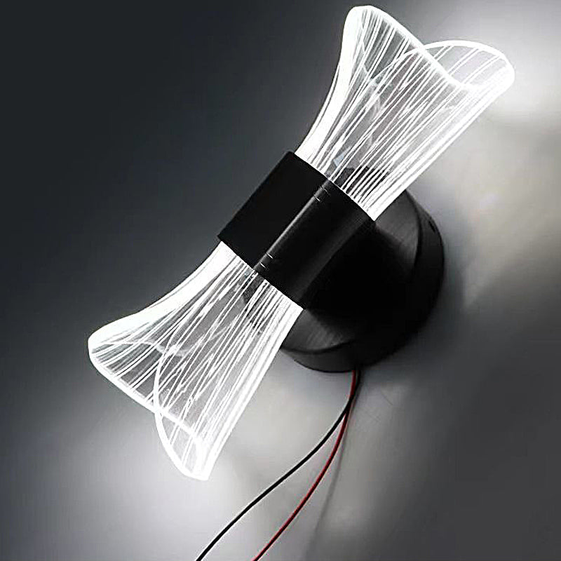 Modern Creative Trumpet Flower Petal LED Wall Sconce with 3 Step Dimming Function