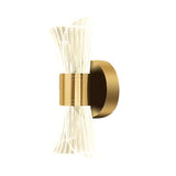 Modern Creative Trumpet Flower Petal LED Wall Sconce with 3 Step Dimming Function