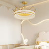 Modern Crown Design LED Ceiling Lamp with Three Step Dimming for Luxury Home Interiors