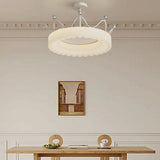 Modern Crown Design LED Ceiling Lamp with Three Step Dimming for Luxury Home Interiors