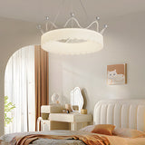 Modern Crown LED Pendant Light with Three Step Dimming for Kids Bedroom and Nursery