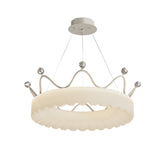 Modern Crown LED Pendant Light with Three Step Dimming for Kids Bedroom and Nursery