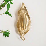 Modern Crumpled Leaf Brass Wall Sconce Elegant Indoor Decorative Lighting Fixture