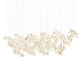 Modern Crystal Floating Butterfly LED Chandelier Luxury Pendant Light for Home