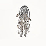 Modern Crystal Glass Bead Wall Sconce Autumn Twilight Elegant Antique Gold Finish