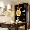 Modern Crystal Globe LED Pendant Light Electroplated Metal Hanging Ceiling Lamp for Living Room