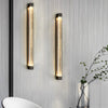 Modern Crystal Strip LED Wall Sconce Postmodern Luxury Bubble Glass Indoor Light Fixture