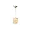 Modern Crystal Tube Pendant Light Silver Finish LED Hanging Lamp for Luxury Interior Decor