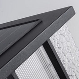 Modern Cube Solar Path Light Outdoor Waterproof Landscape Garden Pillar LED Lamp
