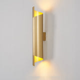 Modern Curved LED Metal Wall Sconce Nordic Black and Gold Iron Lighting for Bedroom and Living Room