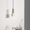 Modern Cylinder Concrete Pendant Light Nordic Industrial Cement Hanging Lamp for Kitchen Island