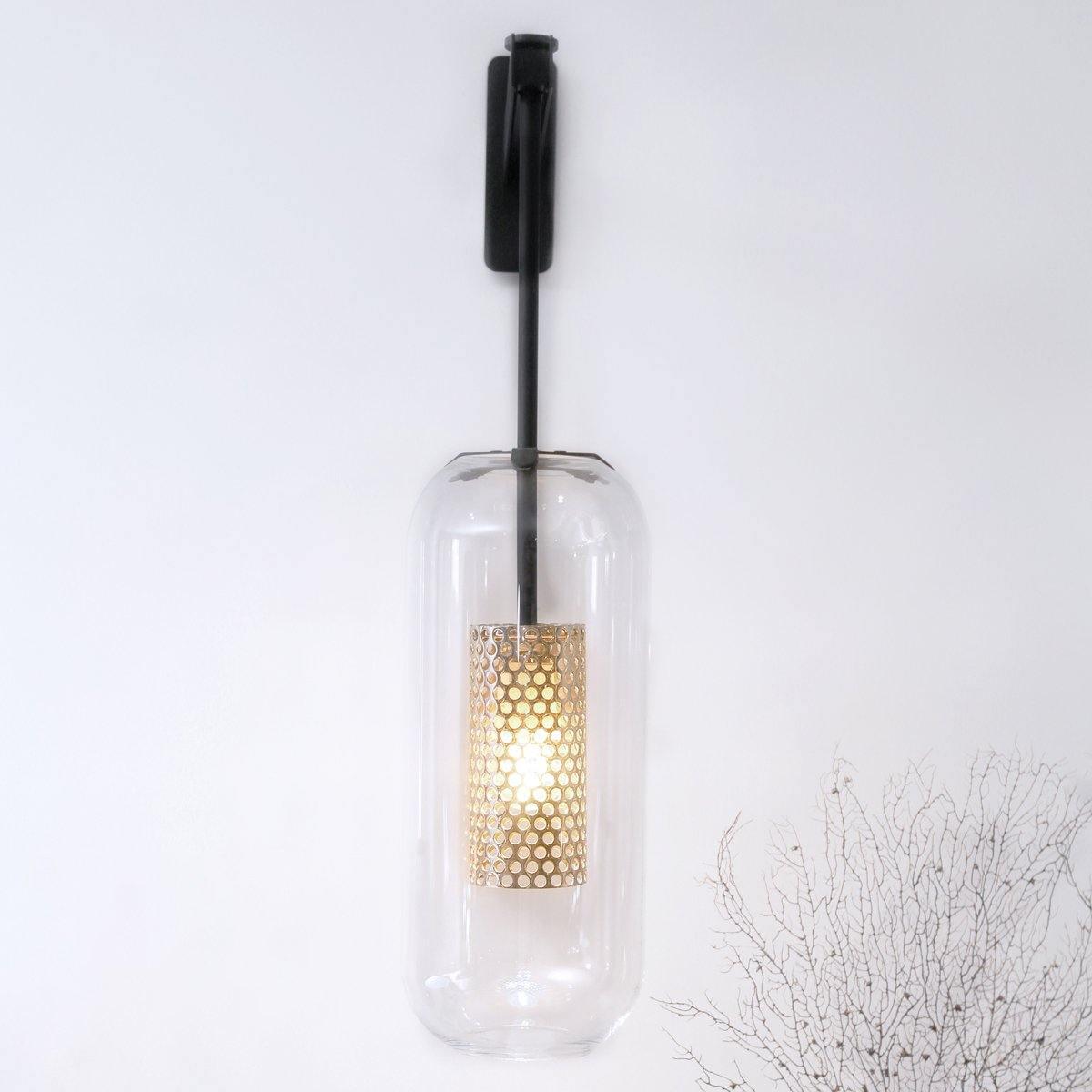 modern-cylinder-glass-wall-sconce-with-perforated-metal-cage-and-steel-accents-for-home-decor