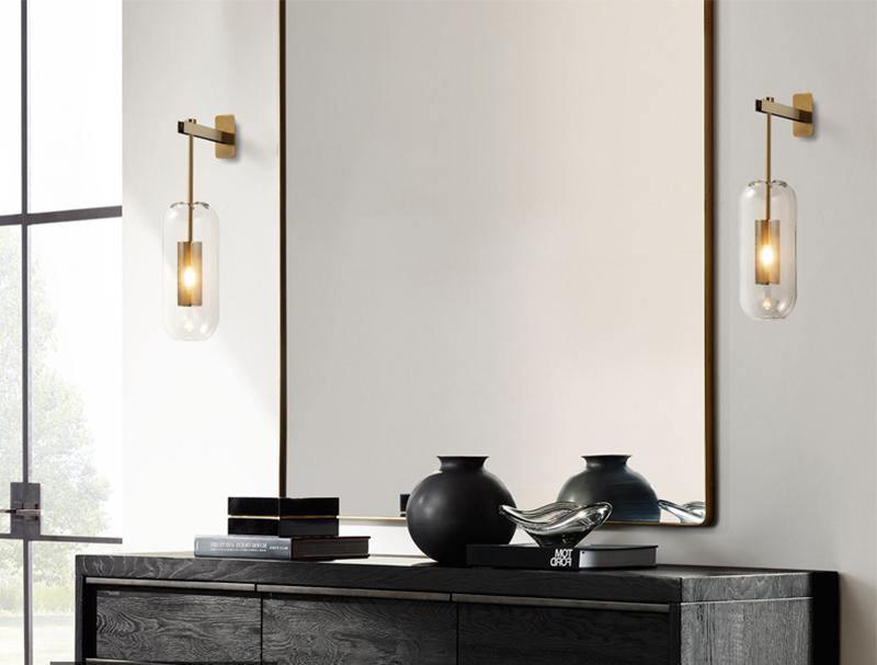 modern-cylinder-glass-wall-sconce-with-perforated-metal-cage-and-steel-accents-for-home-decor