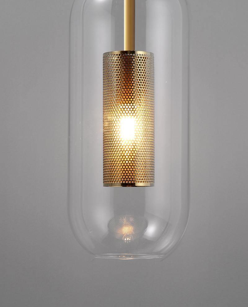 modern-cylinder-glass-wall-sconce-with-perforated-metal-cage-and-steel-accents-for-home-decor