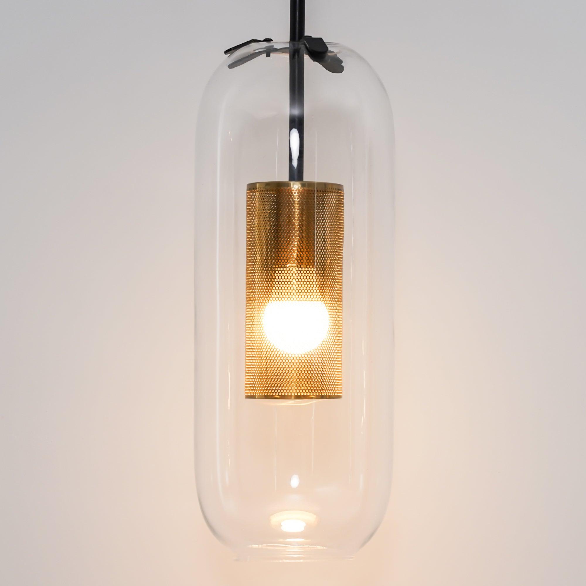 modern-cylinder-glass-wall-sconce-with-perforated-metal-cage-and-steel-accents-for-home-decor