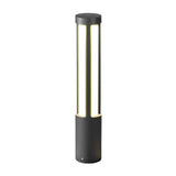 Modern Cylinder LED Outdoor Post Light Black IP54 Waterproof Garden Path Lighting Pole Lamp