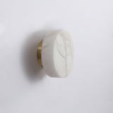 Modern Cylindrical Alabaster Wall Sconce LED Stone Wall Light Fixture for Indoor Decor