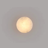 Modern Cylindrical Alabaster Wall Sconce LED Stone Wall Light Fixture for Indoor Decor