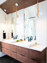 Modern Cylindrical Aluminum LED Pendant Light Minimalist Two Tube Geometric Chandelier