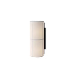 Modern Cylindrical Fabric Wall Sconce Interior Light with Metal Base and Linen Shade