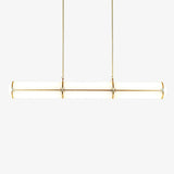 Modern Cylindrical Geometric LED Linear Pendant Light Modular Hanging Fixture