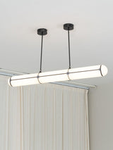 Modern Cylindrical Geometric LED Linear Pendant Light Modular Hanging Fixture