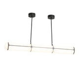 Modern Cylindrical Geometric LED Linear Pendant Light Modular Hanging Fixture