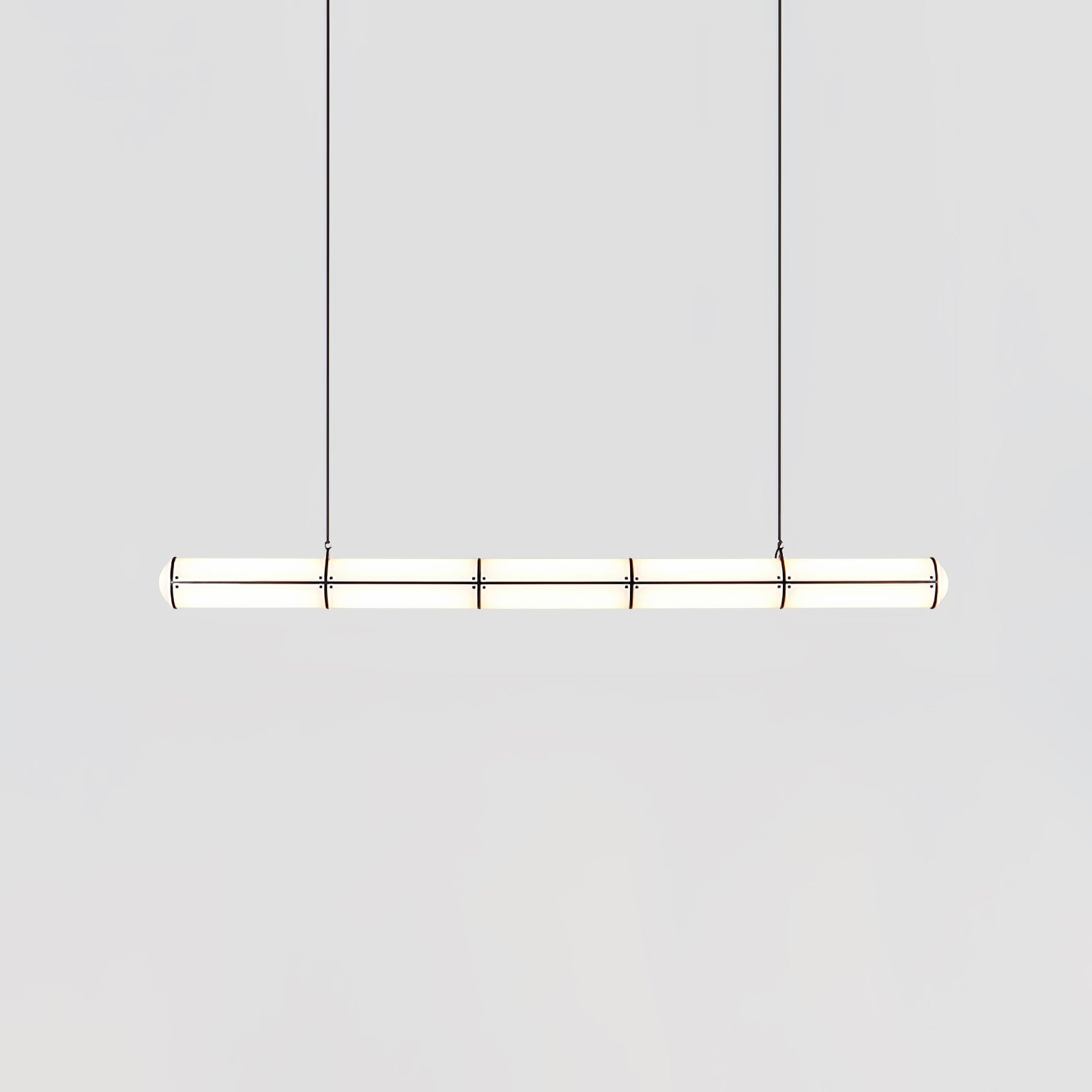 Modern Cylindrical Geometric LED Linear Pendant Light Modular Hanging Fixture