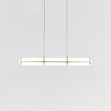 Modern Cylindrical Geometric LED Linear Pendant Light Modular Hanging Fixture