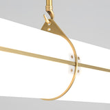 Modern Cylindrical Geometric LED Linear Pendant Light Modular Hanging Fixture