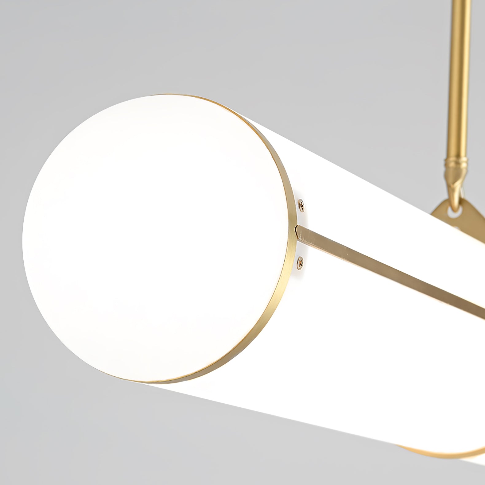 Modern Cylindrical Geometric LED Linear Pendant Light Modular Hanging Fixture