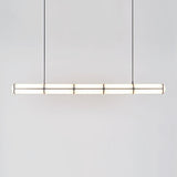 Modern Cylindrical Geometric LED Linear Pendant Light Modular Hanging Fixture