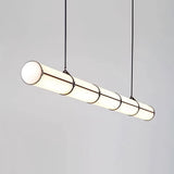 Modern Cylindrical Geometric LED Linear Pendant Light Modular Hanging Fixture