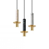 Modern Cylindrical Glass LED Pendant Light Industrial Metal Hanging Lamp for Kitchen Island