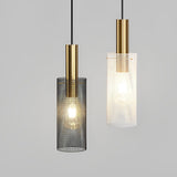 Modern Cylindrical Iron Grid Pendant Light Industrial Minimalist Hanging Fixture for Kitchen Island
