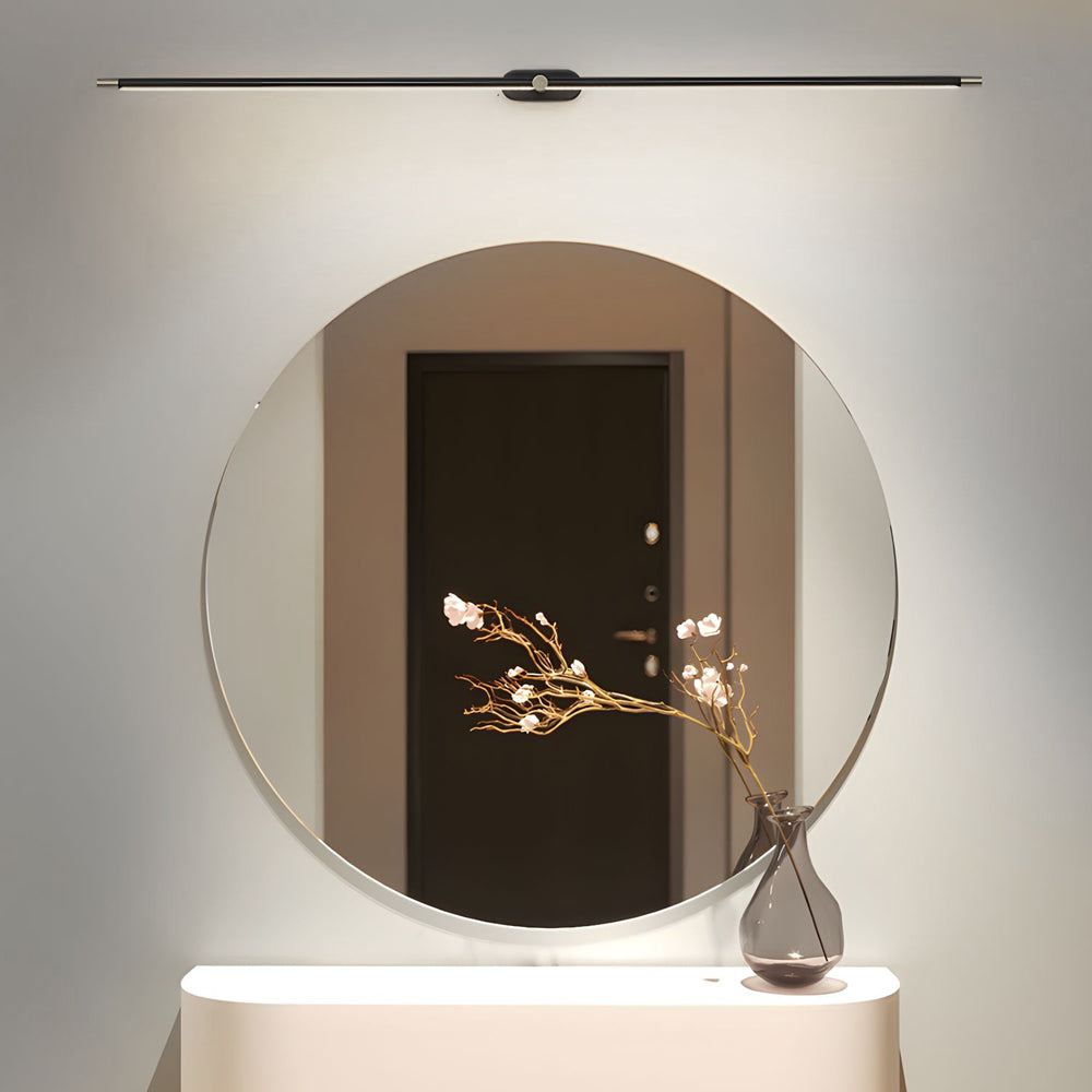 Modern Cylindrical LED Bathroom Vanity Light Bar with Indirect Lighting for Wall Mount