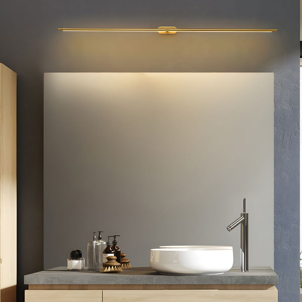 Modern Cylindrical LED Bathroom Vanity Light Bar with Indirect Lighting for Wall Mount