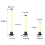 Modern Cylindrical LED Outdoor Pathway Light Waterproof Garden Landscape Luminaire