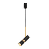 Modern Cylindrical LED Pendant Light 3 Step Dimming Aluminum Hanging Lamp for Kitchen Island
